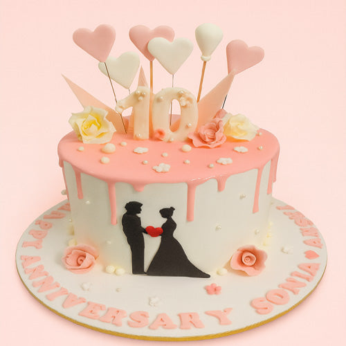 10th Anniversary Cake