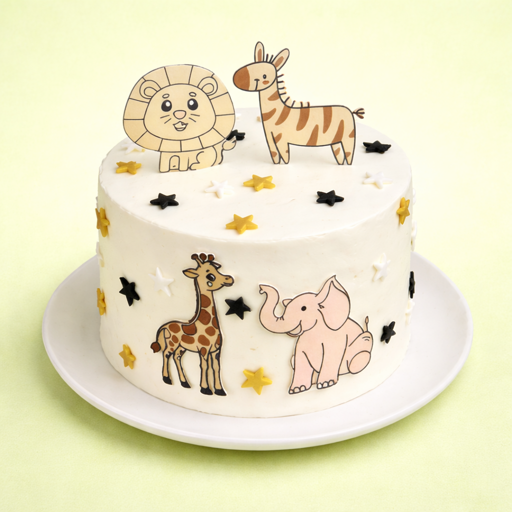 Safari Adventure Kids Cake
