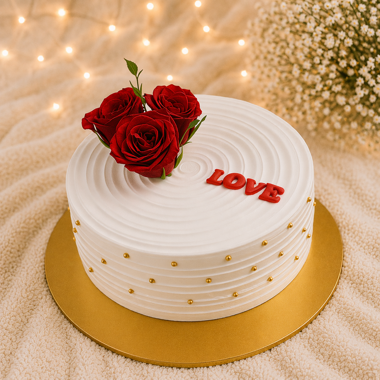 Eternal Rose Love Cake