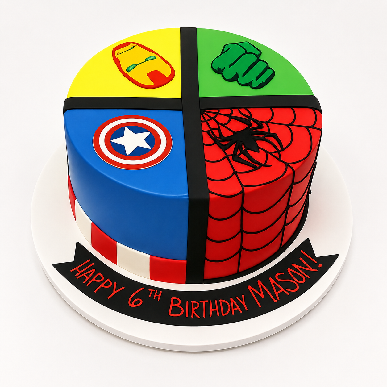 Marvel Superhero Cake