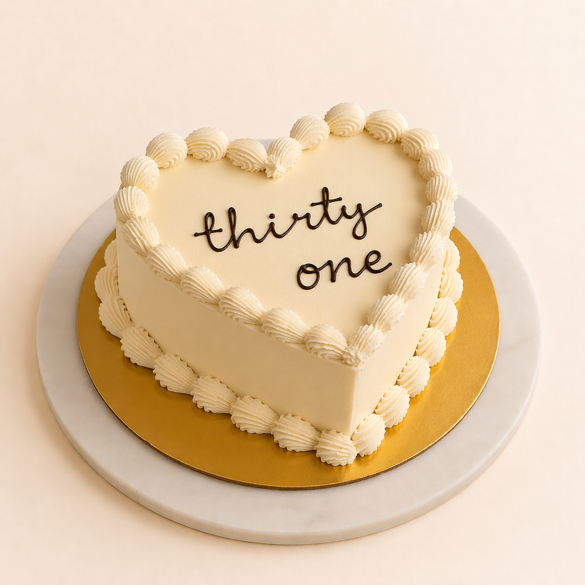 Order Heart-Shaped Vanilla Cake Online
